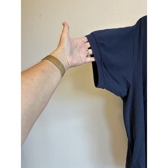 Lacoste Polo Shirt American Flag Logo Mens 4XL European 9, USA Alligator RARE !! - Picture 14 of 14